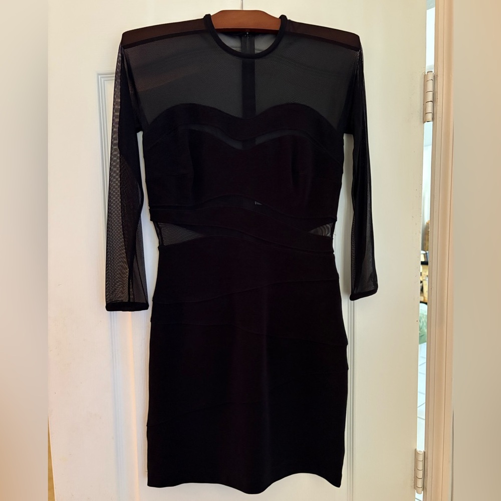 Vintage Lillie Rubin Classic Black Dress.
